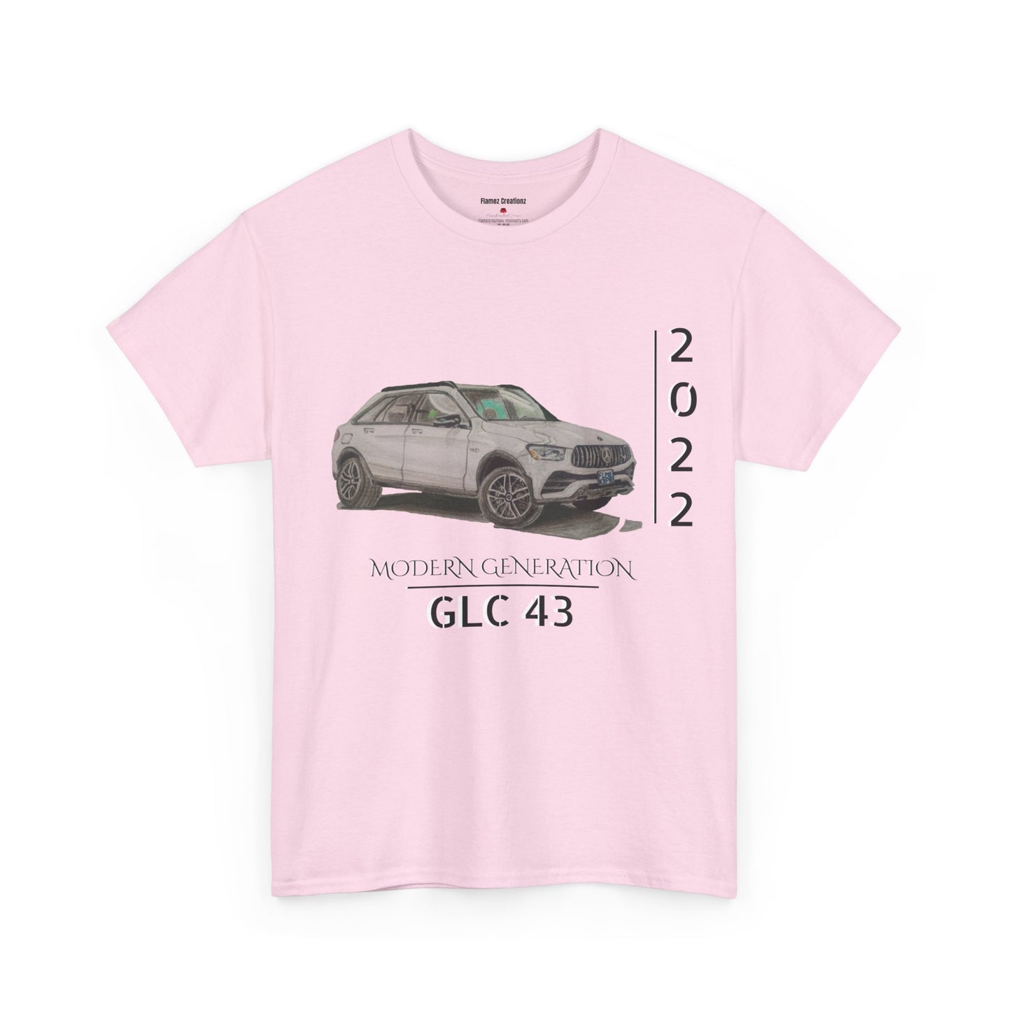 Hand Drawn GLC SUV Unisex Heavy Cotton Tee