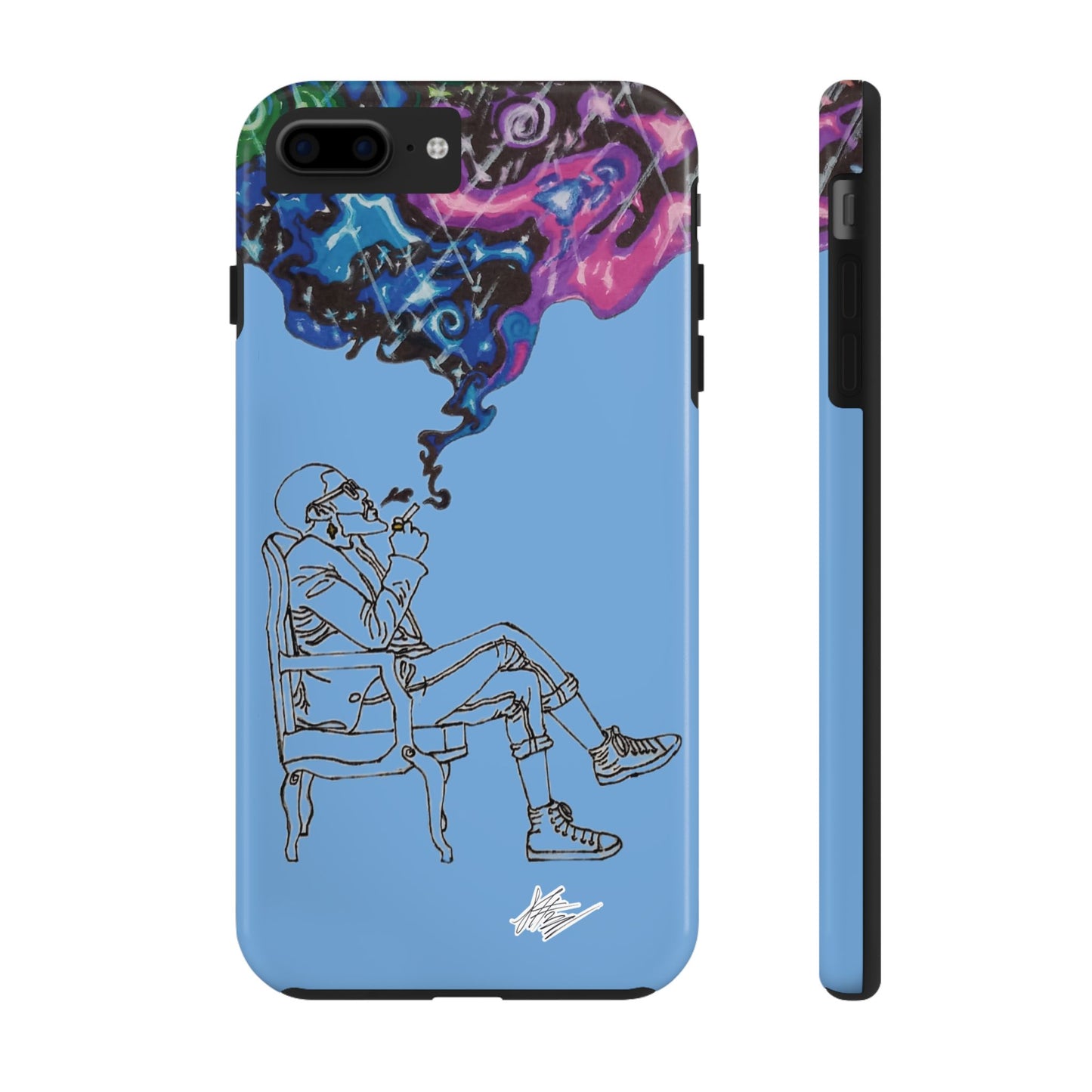 (Light Blue) Herbalist Tough Phone Case