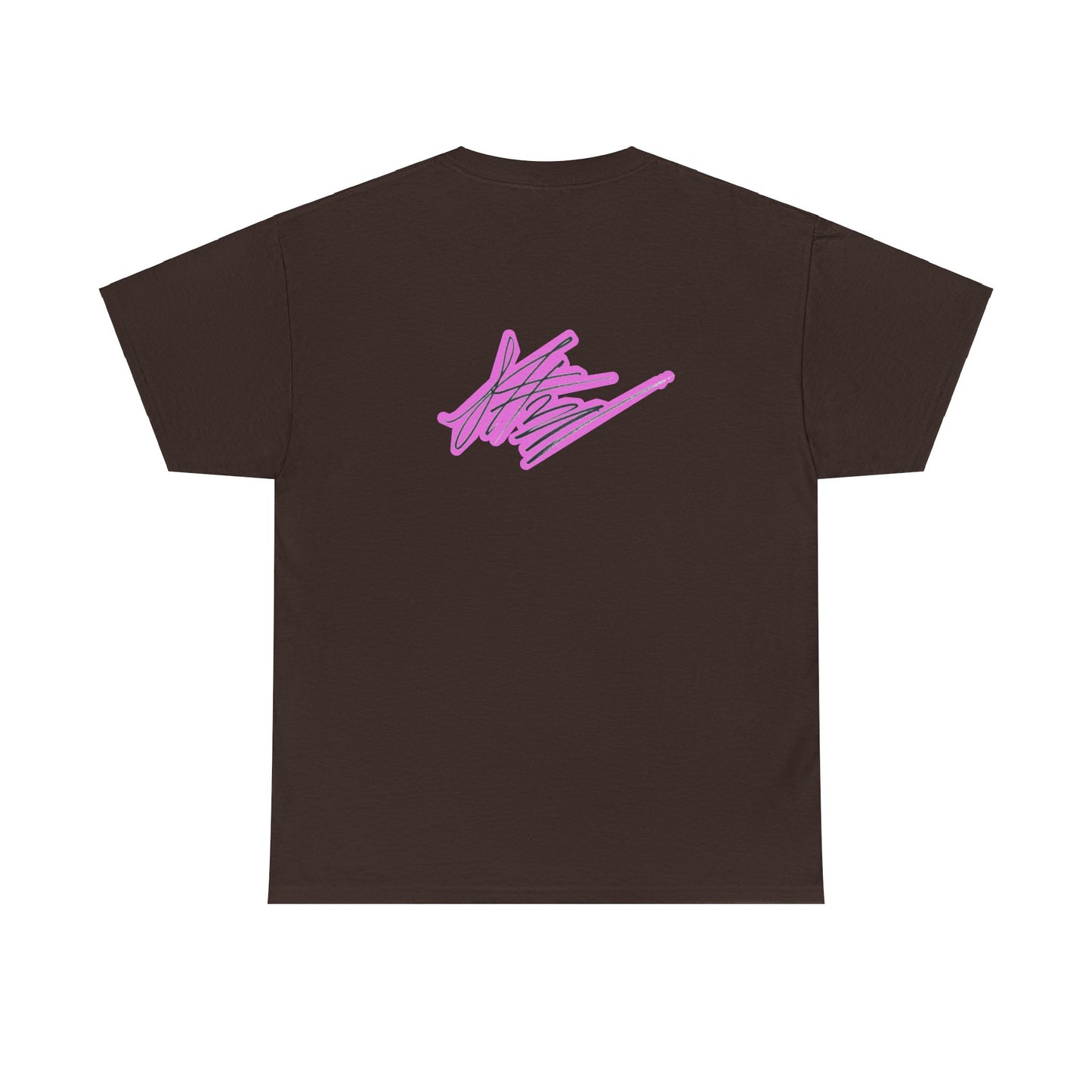 Hand Drawn Pink Impreza WRX Unisex Heavy Cotton Tee