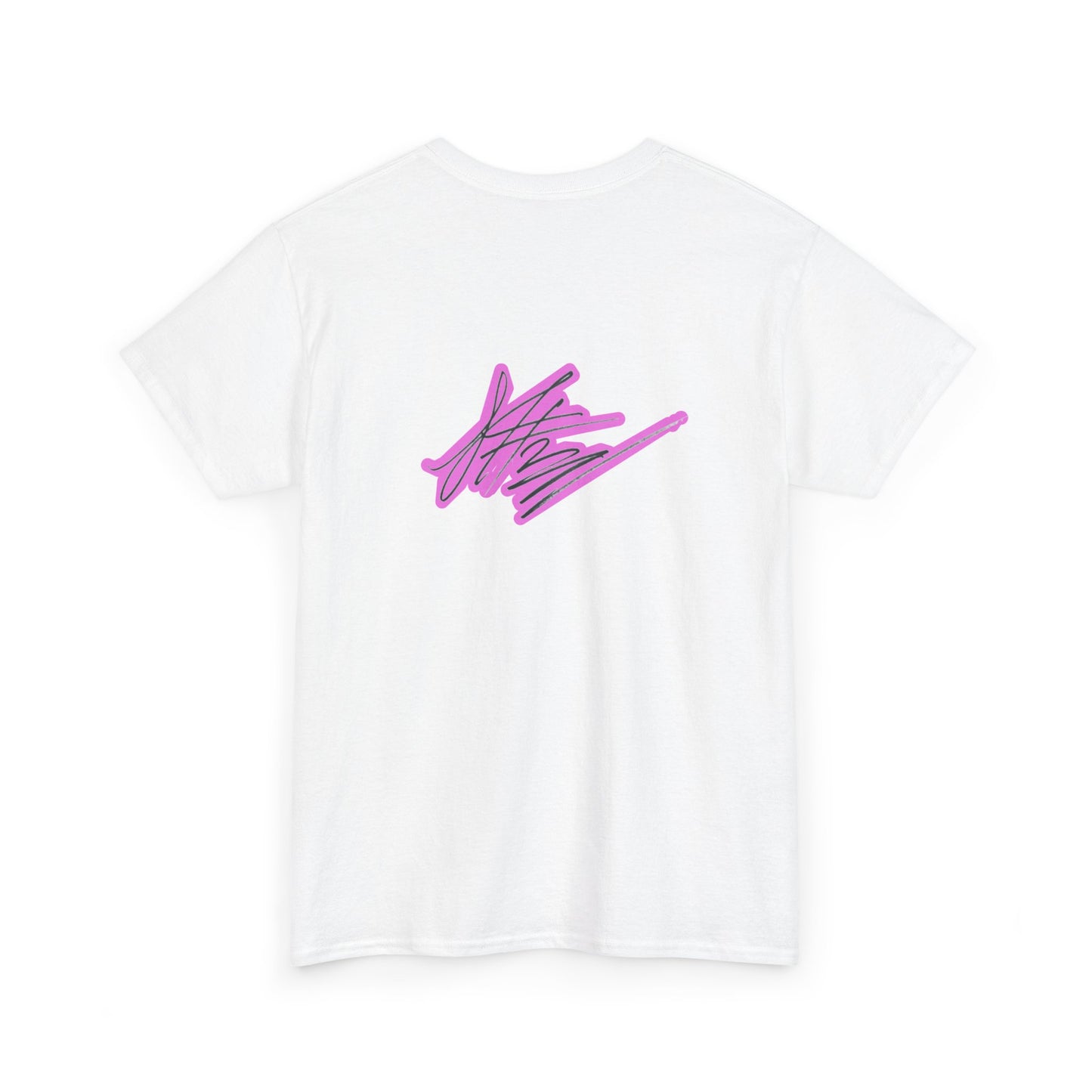 Hand Drawn Pink Impreza WRX Unisex Heavy Cotton Tee