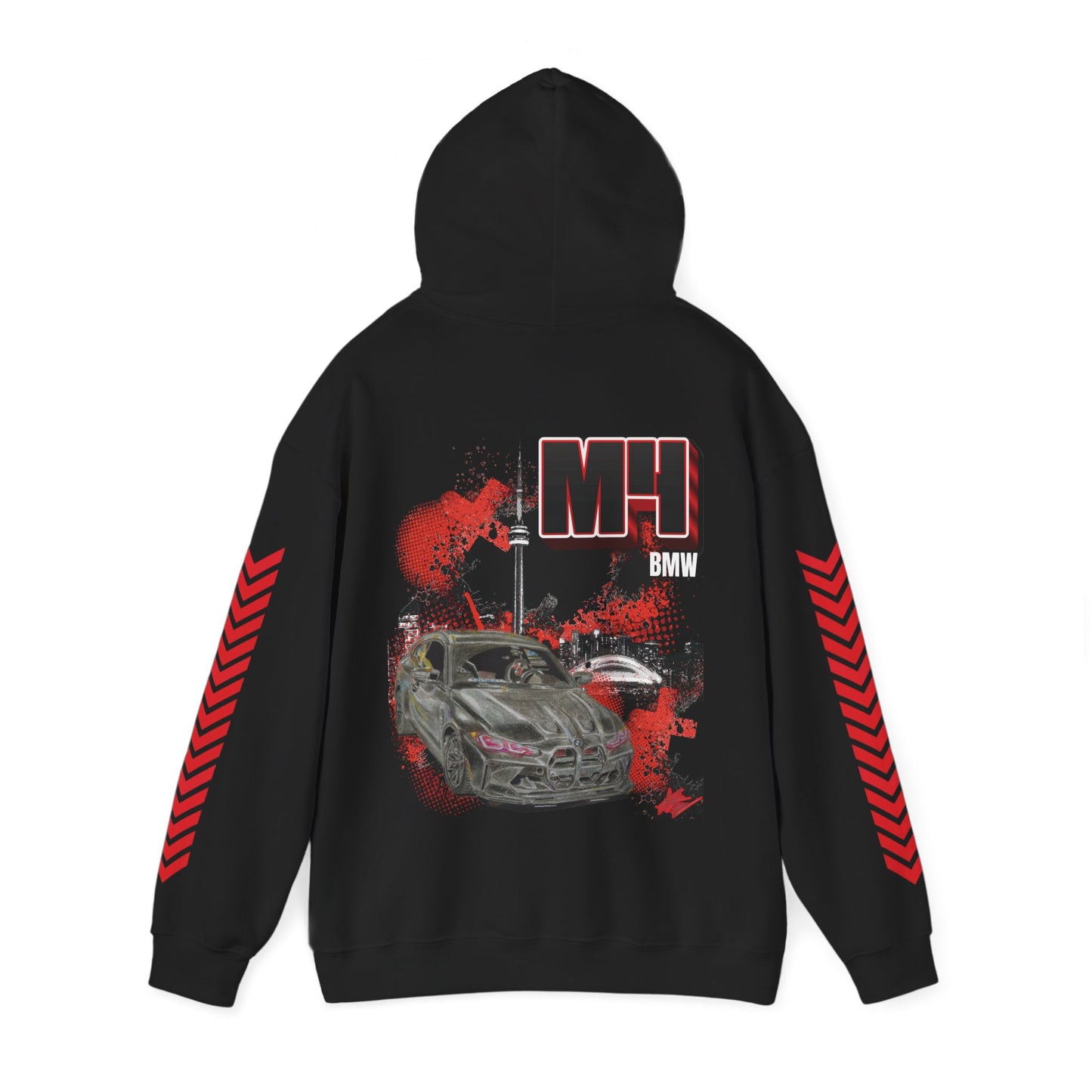 Hand Drawn BMW M4 Unisex Hoodie