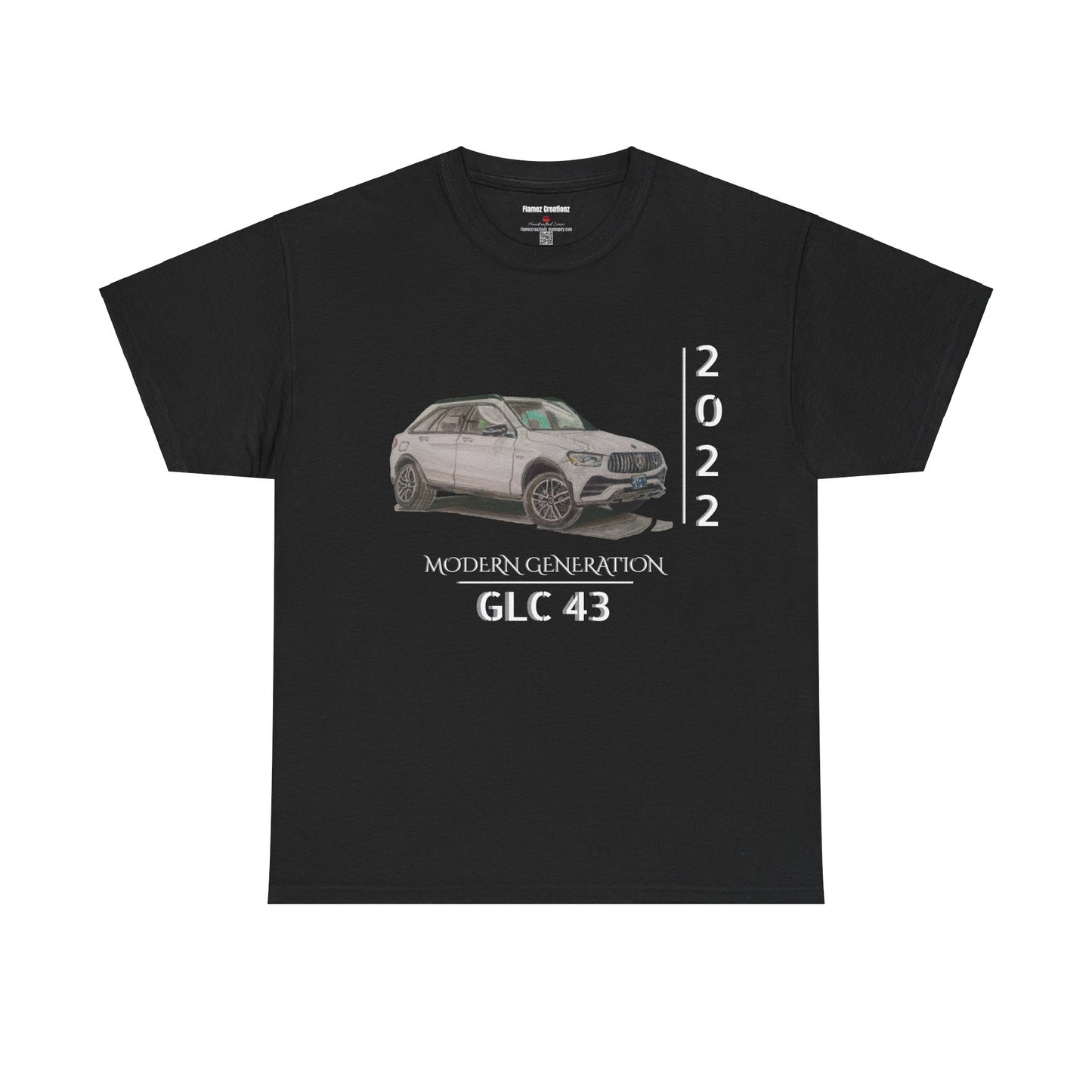 Hand Drawn GLC SUV Unisex Heavy Cotton Tee