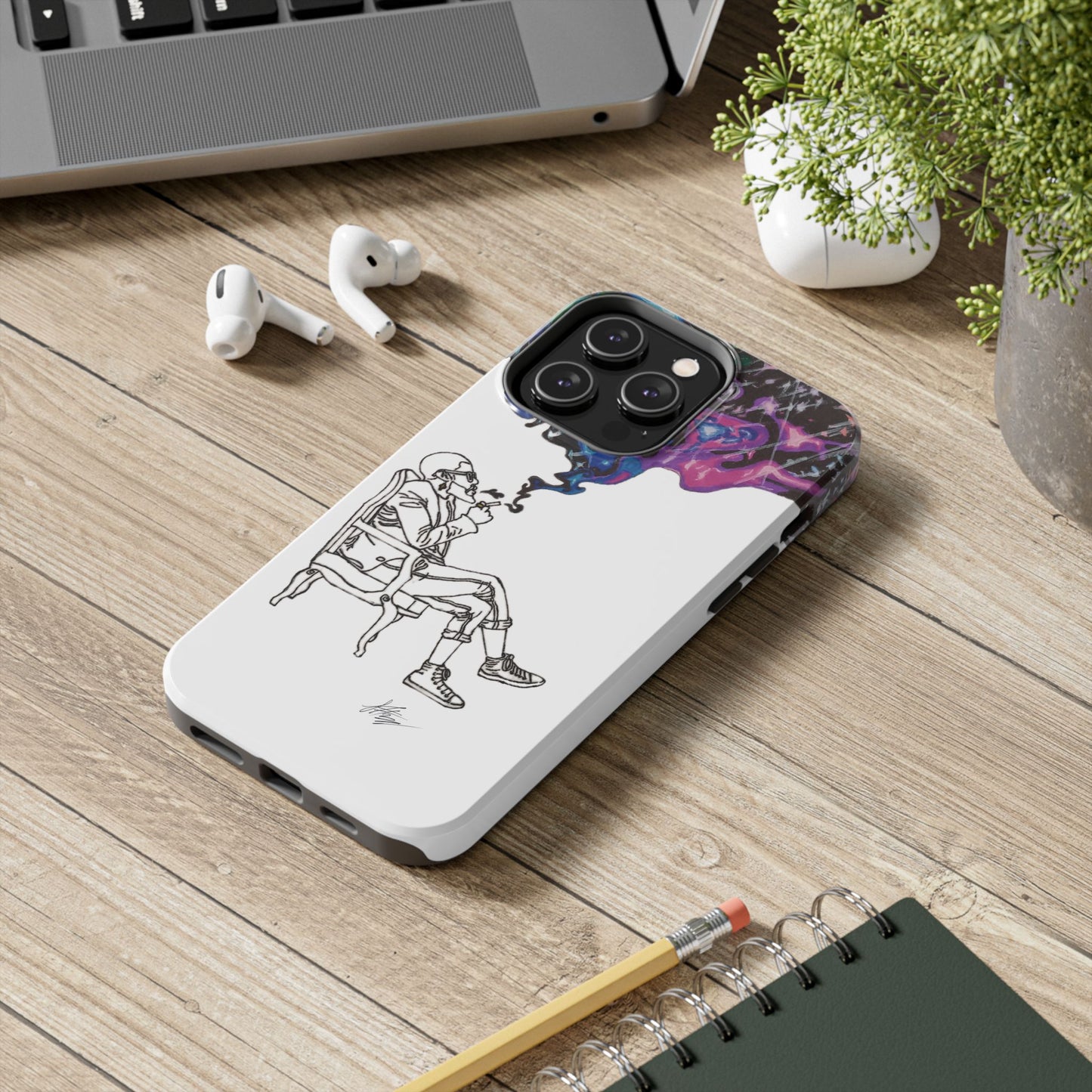 (Black) Herbalist Tough Phone Case