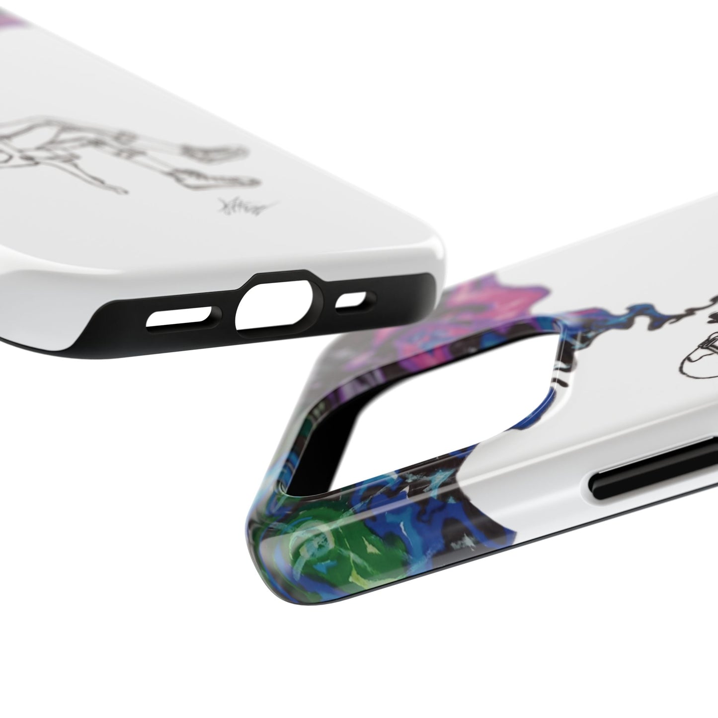 (Black) Herbalist Tough Phone Case