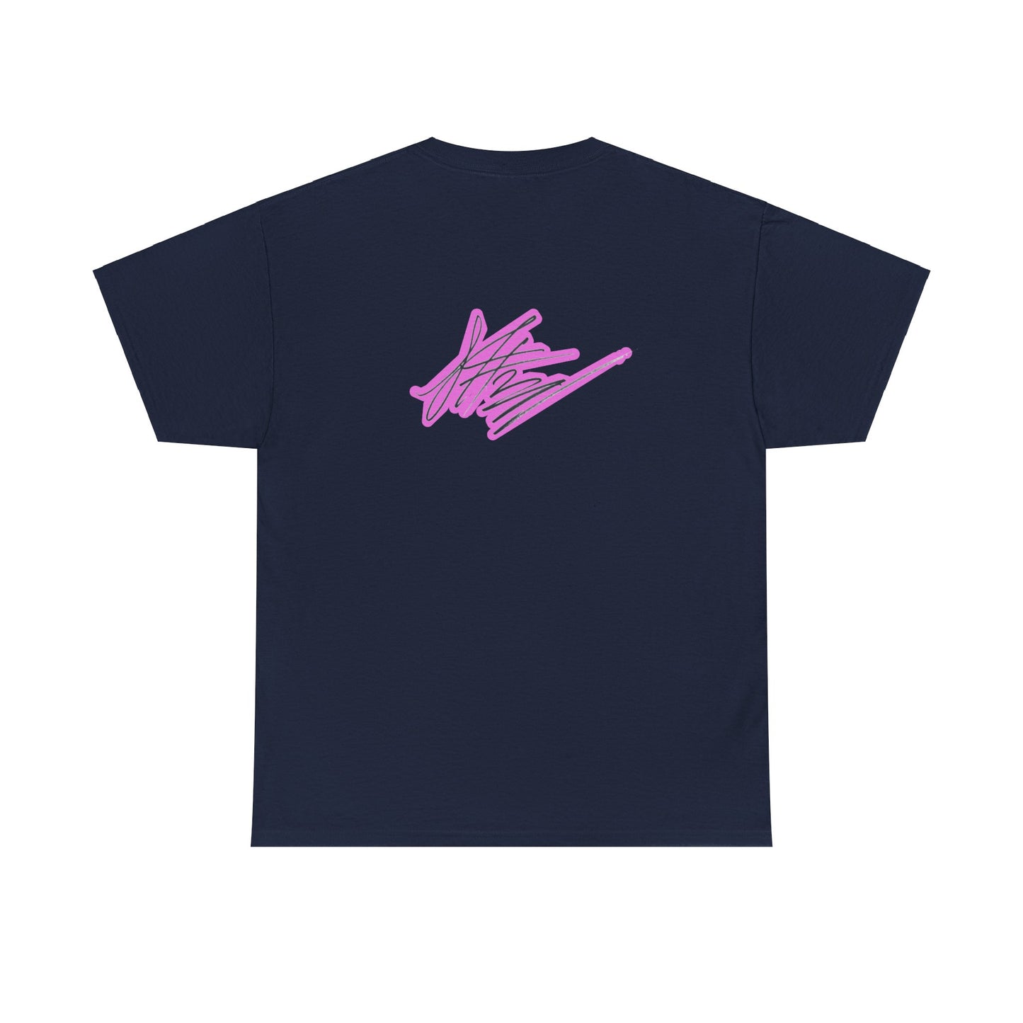 Hand Drawn Pink Impreza WRX Unisex Heavy Cotton Tee