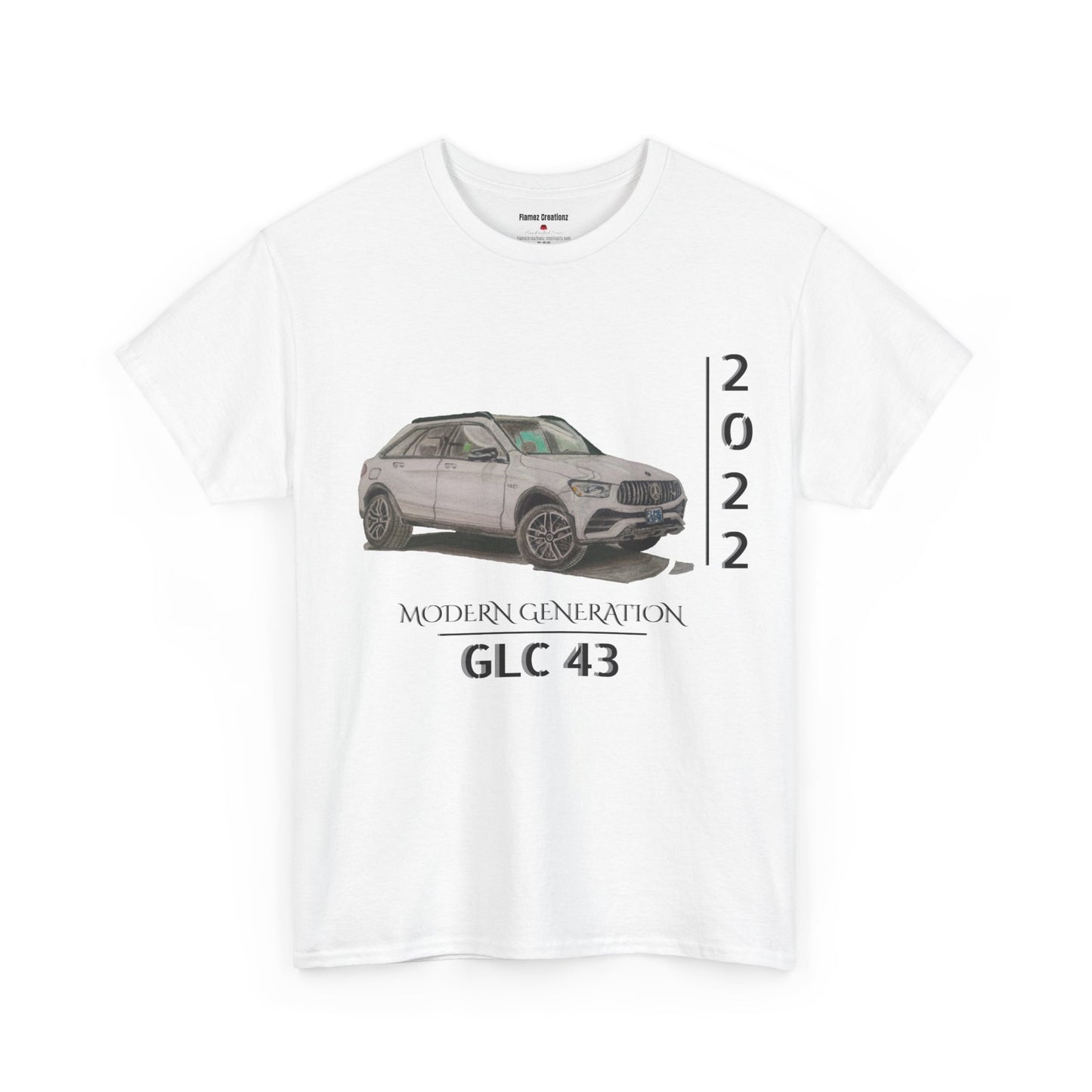 Hand Drawn GLC SUV Unisex Heavy Cotton Tee