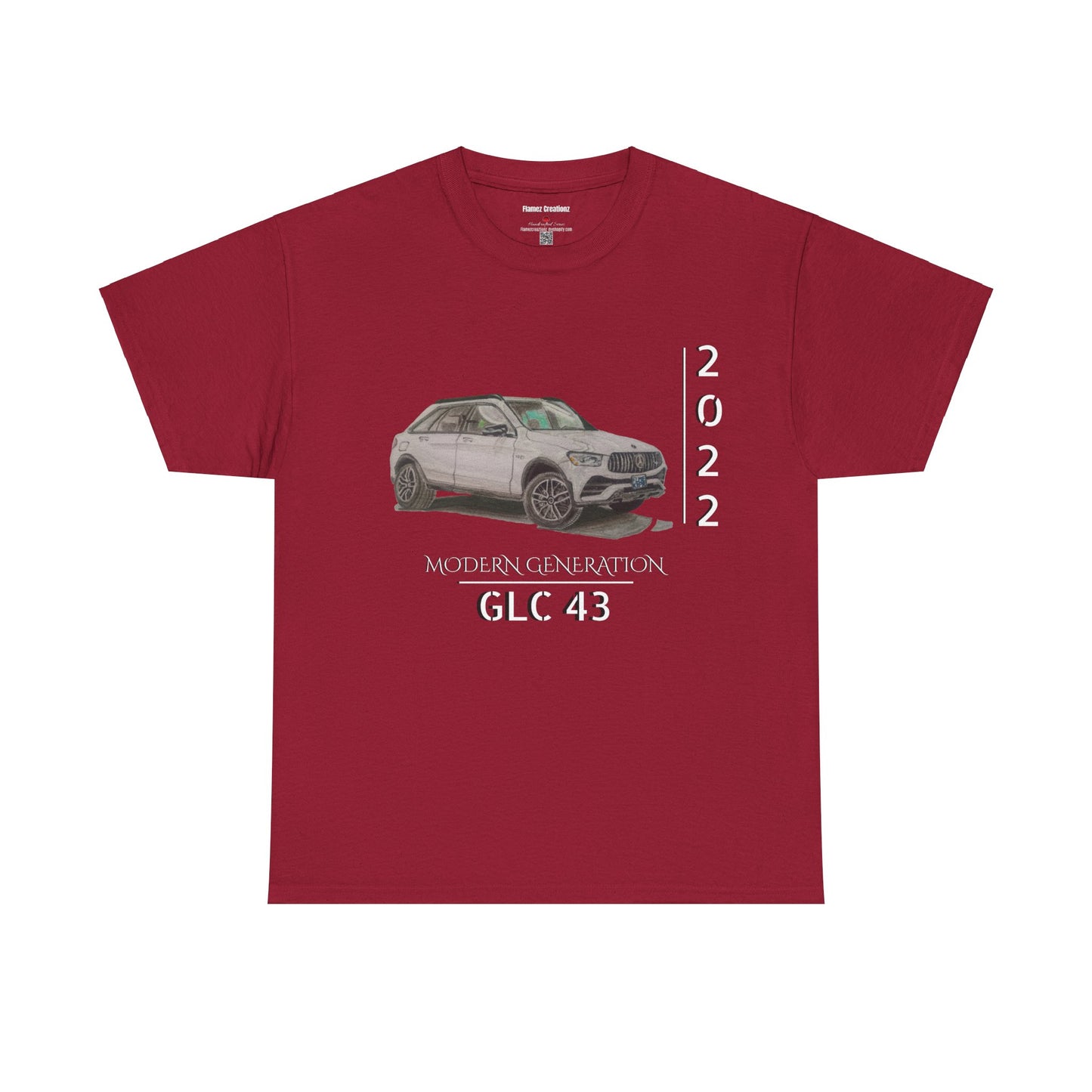 Hand Drawn GLC SUV Unisex Heavy Cotton Tee